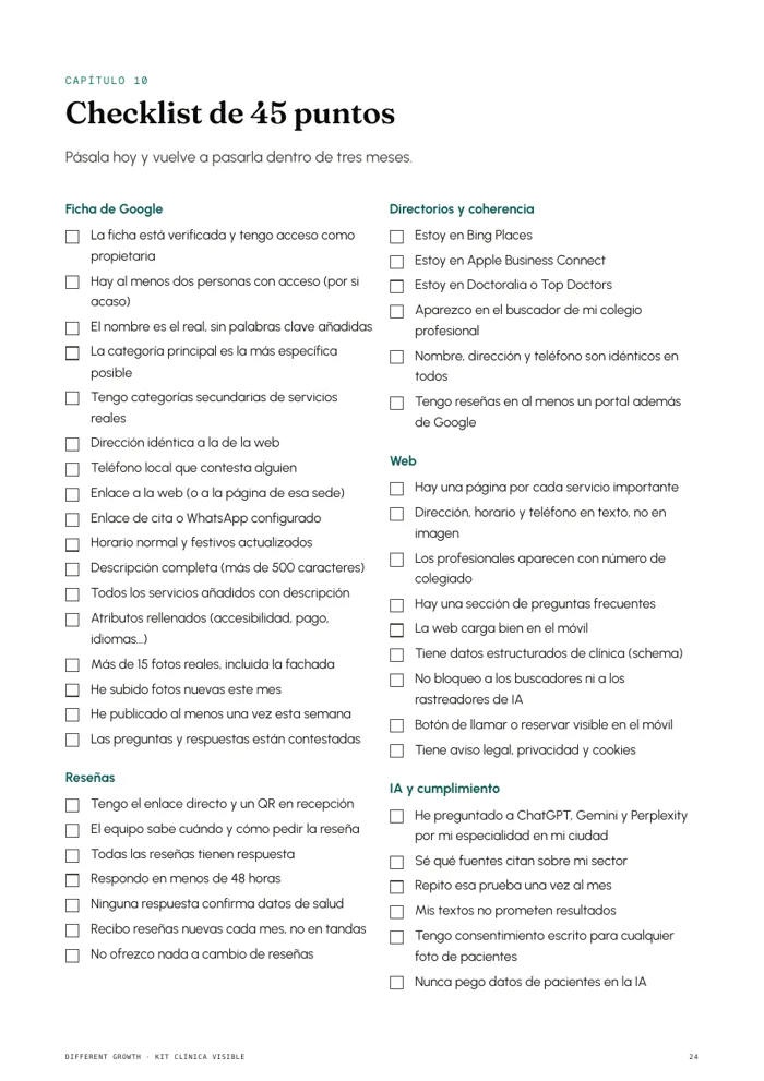 Checklist